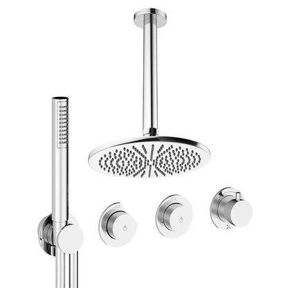 Crosswater Ceiling Mounted Module Shower Set 8