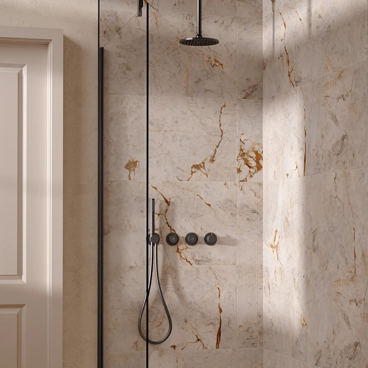 Crosswater Ceiling Mounted Module Shower Set 8