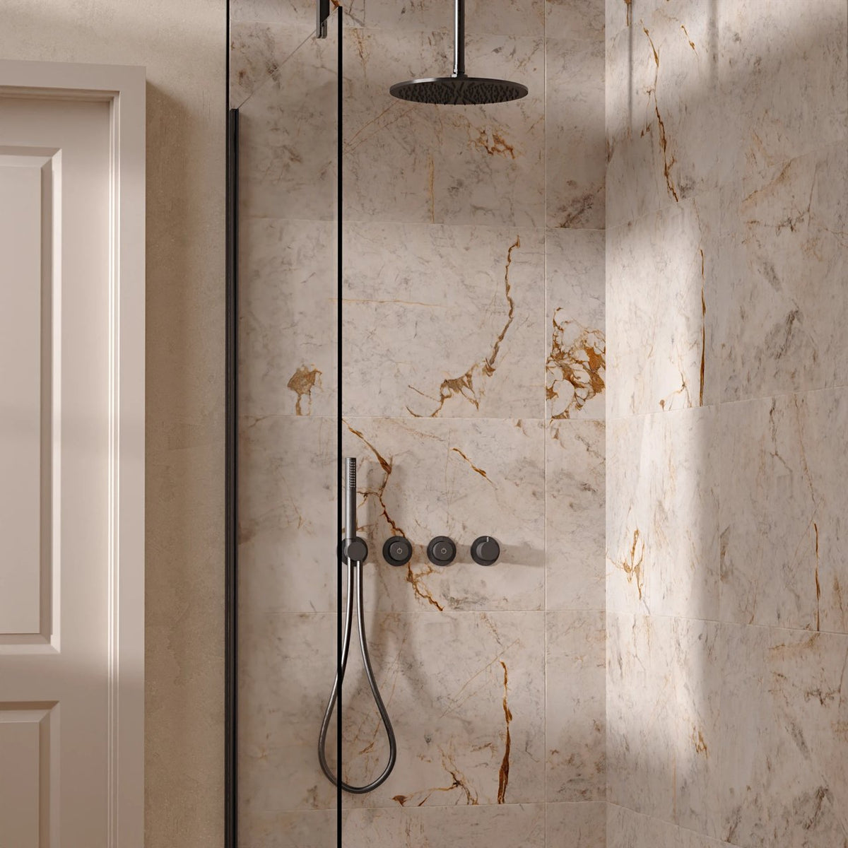 Crosswater Ceiling Mounted Module Shower Set 8