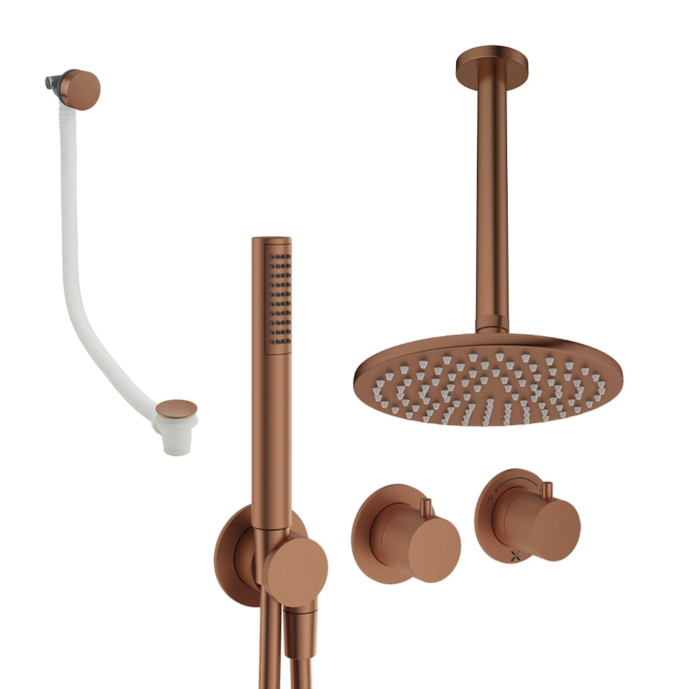 Crosswater Ceiling Mounted Module Shower Set 8