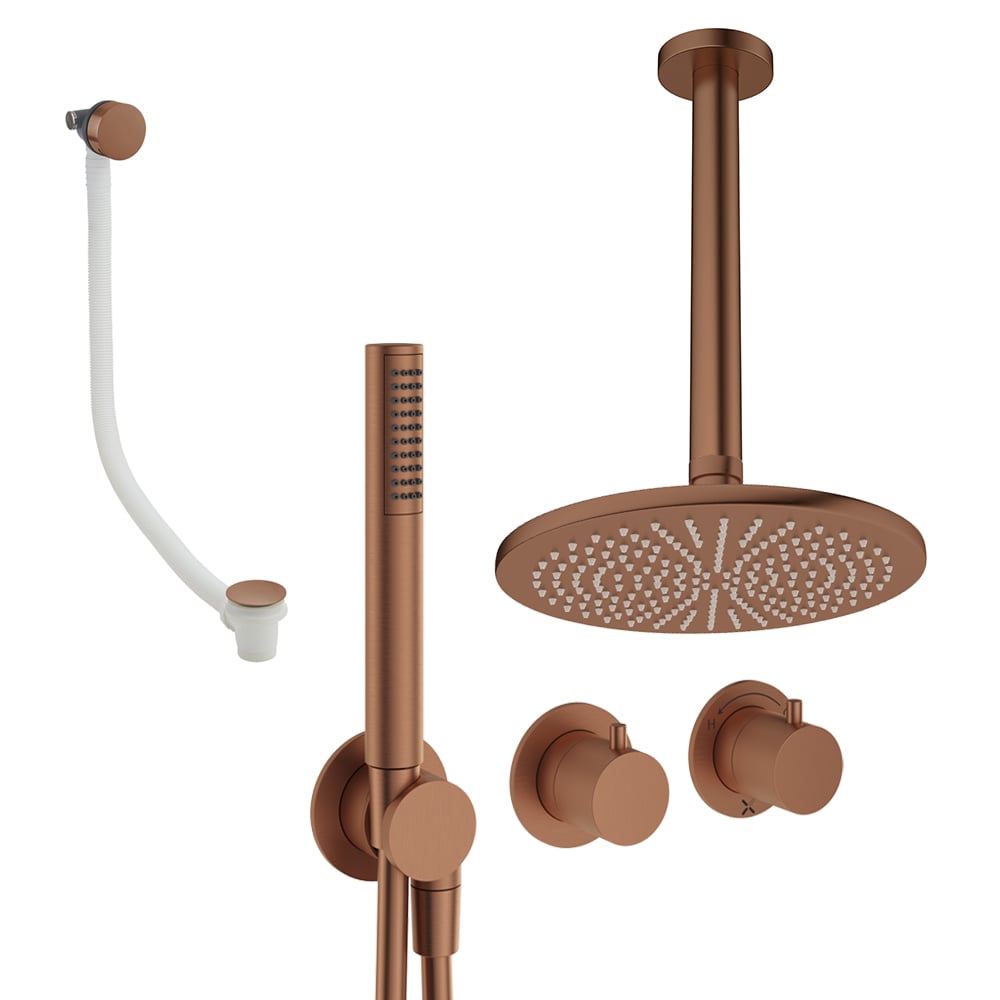 Crosswater Ceiling Mounted Module Shower Set 8