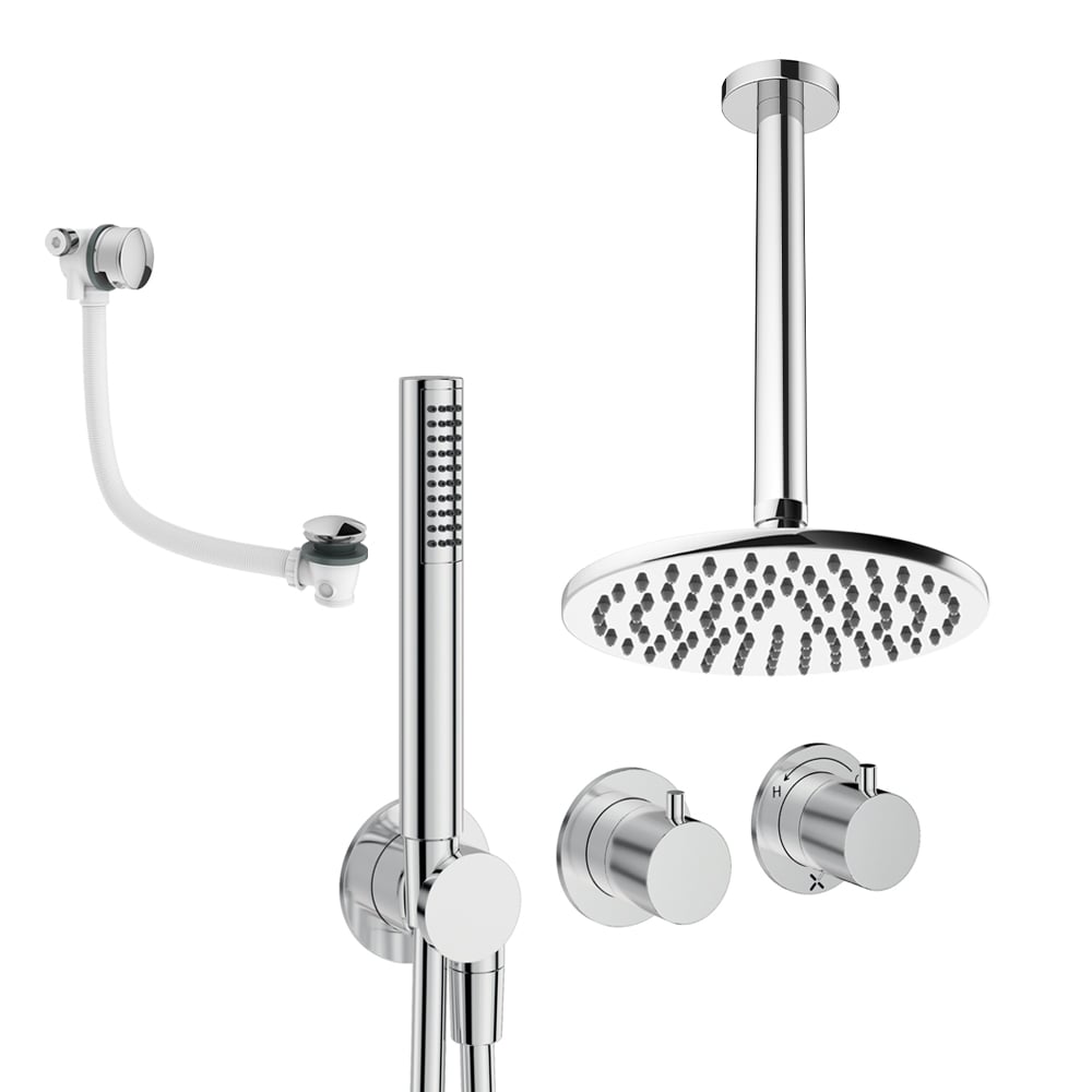 Crosswater Ceiling Mounted Module Shower Set 8