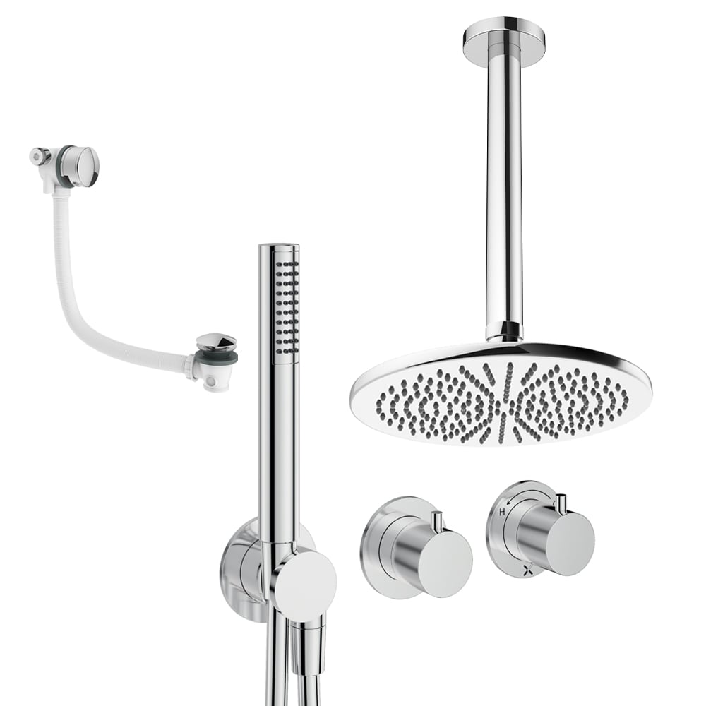 Crosswater Ceiling Mounted Module Shower Set 8