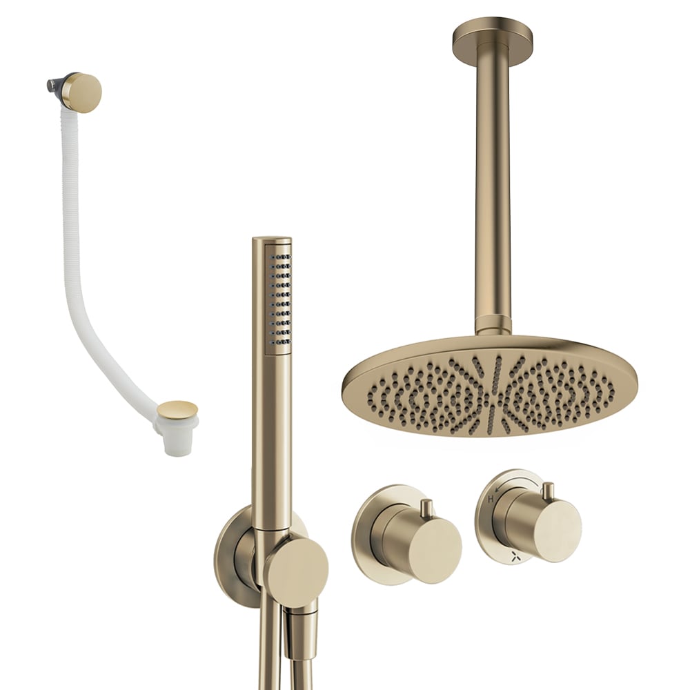 Crosswater Ceiling Mounted Module Shower Set 8