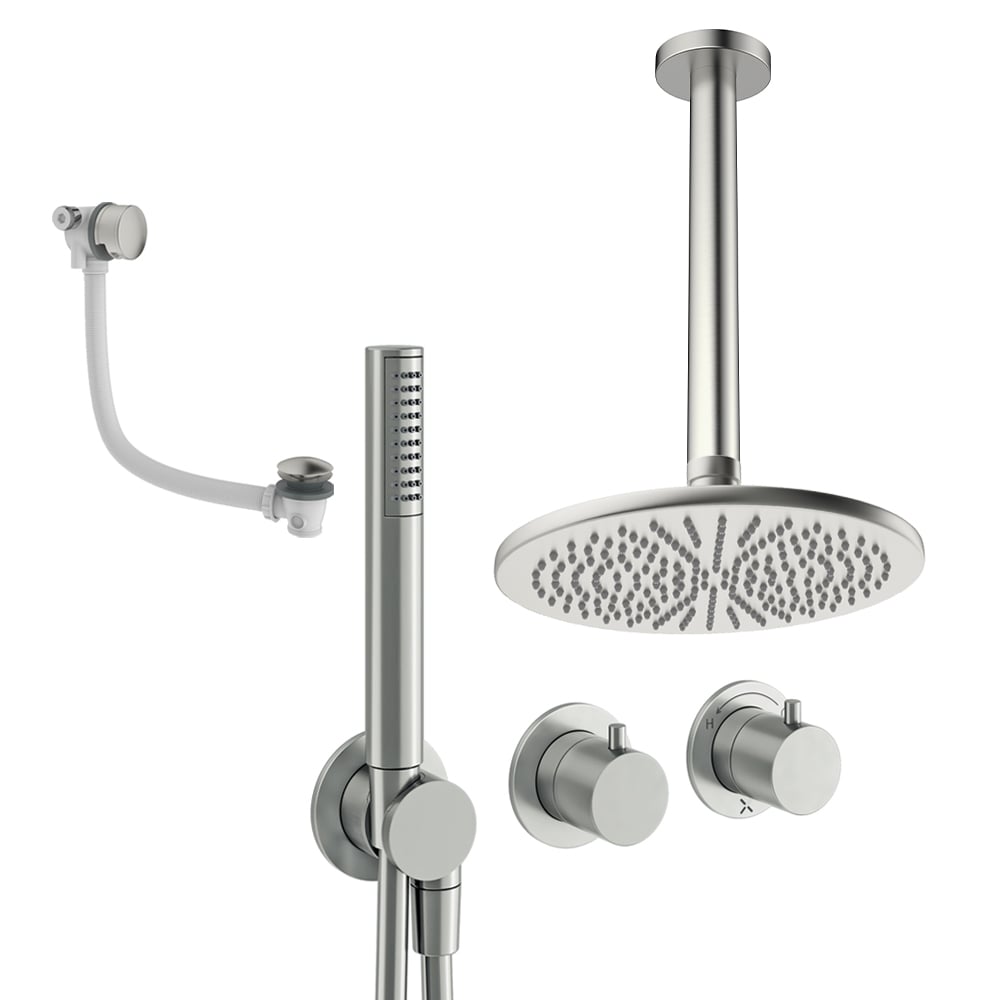 Crosswater Ceiling Mounted Module Shower Set 8