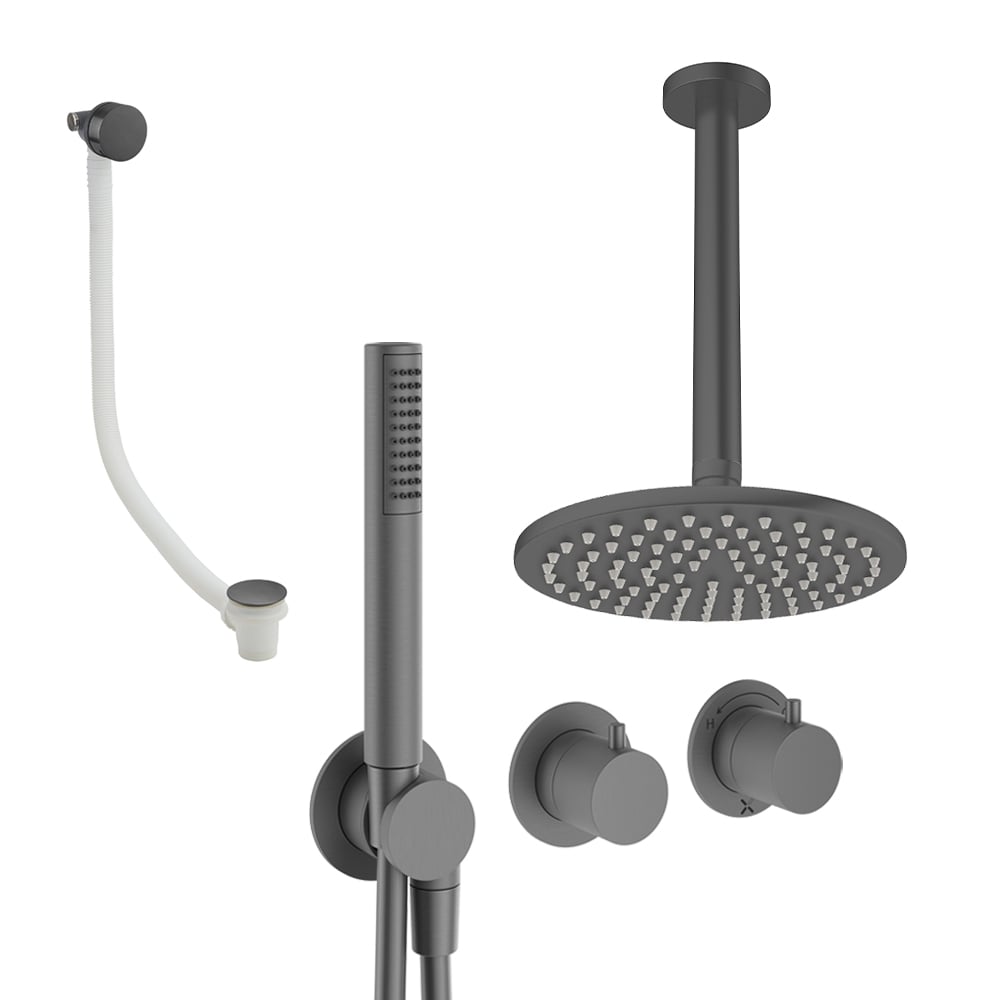 Crosswater Ceiling Mounted Module Shower Set 8