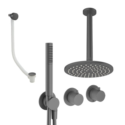 Crosswater Ceiling Mounted Module Shower Set 8