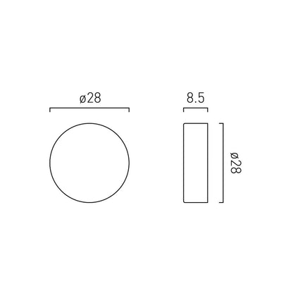 Vado MUSE Heated Towel Rail Cover Caps
