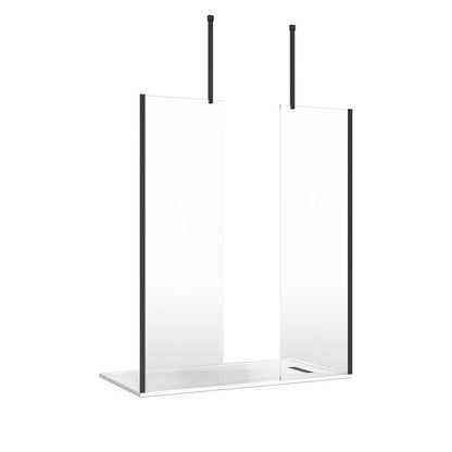 Crosswater Gallery 8 Recess with Double Panel (Ceiling Bracing Bar)
