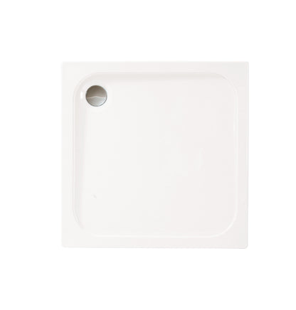 Merlyn MStone 760 x 760mm Shower Tray, Fast Flow Waste