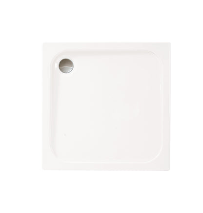 Merlyn MStone 900x900mm Square Shower Tray, Fast Flow Waste