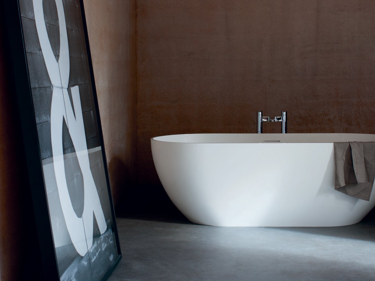 Crosswater MPRO Grande Freestanding Bath 1690mm - Stone Gloss