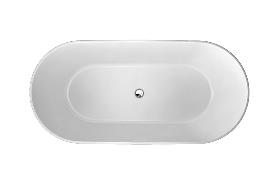 Crosswater MPRO Grande Freestanding Bath 1690mm - Stone Matt