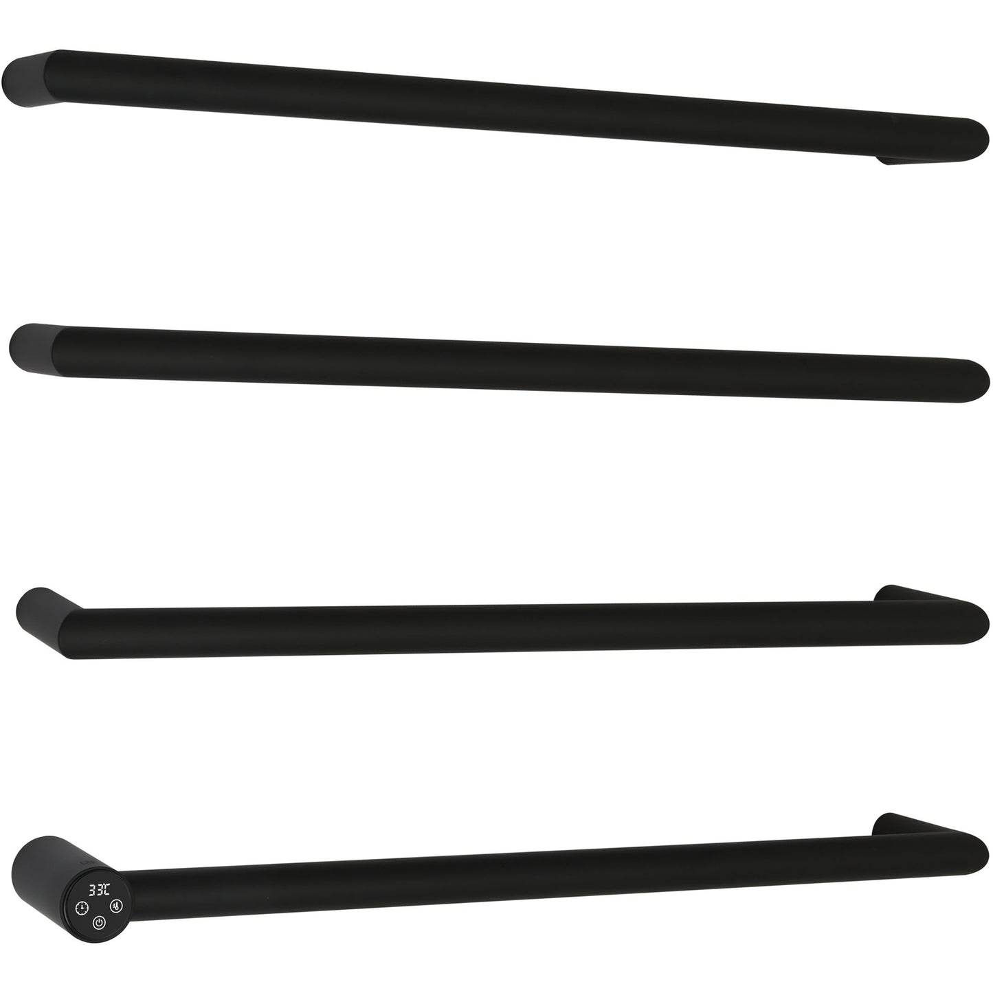 Just Taps Plus OBI Electric Towel Radiator, 600mm