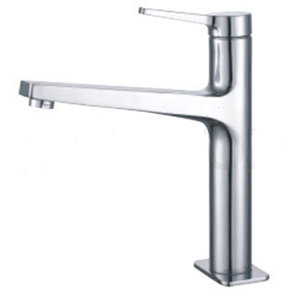 Just Taps Plus Omega High Neck Single Lever Sink Mixer in Chrome finish