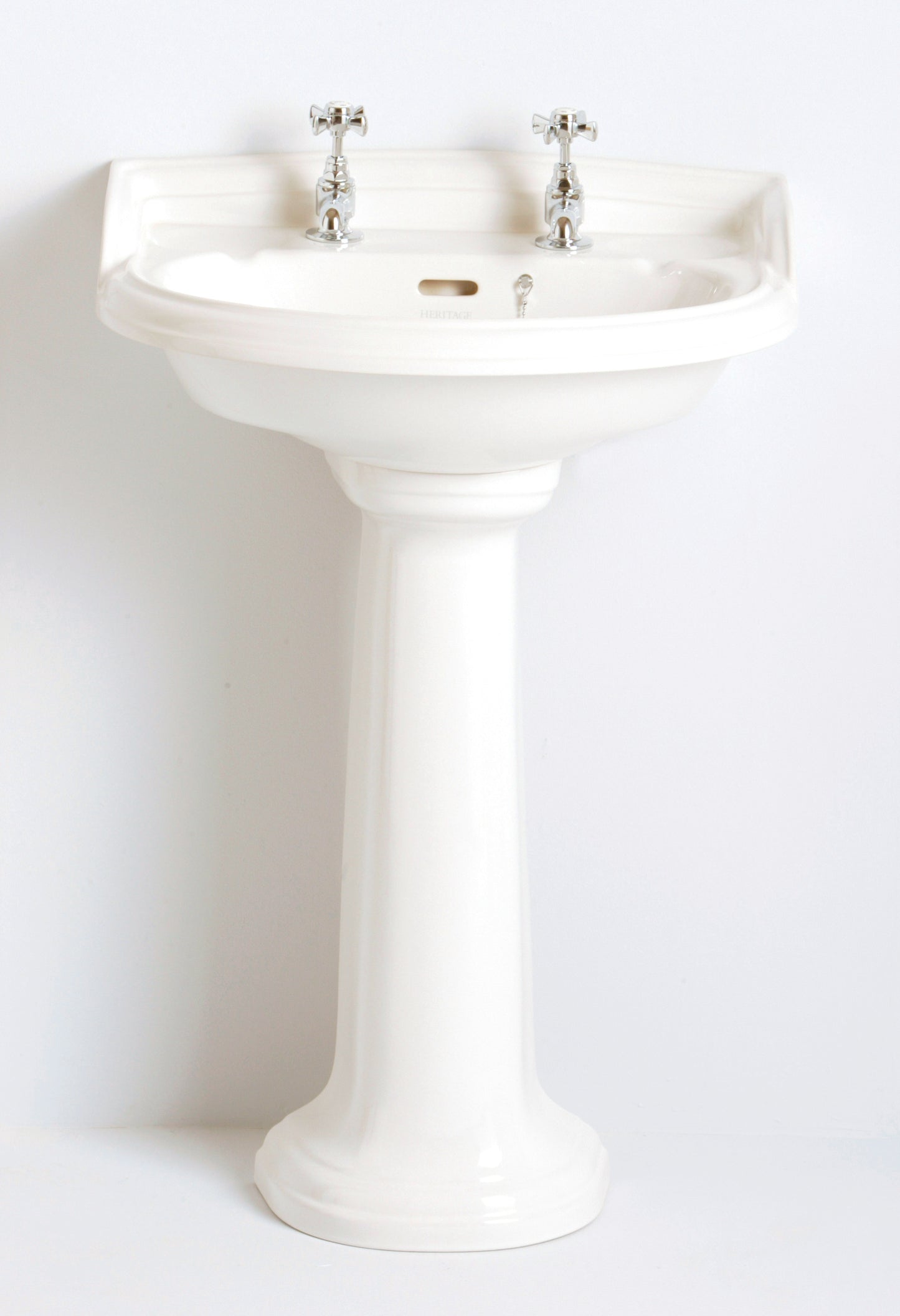 Heritage Dorchester 585 x 470 Basin Medium 2 Tap Hole Only