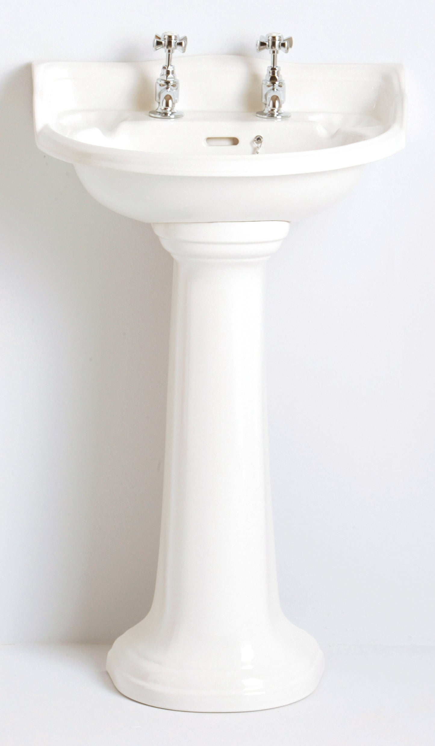 Heritage Dorchester White Cloakroom Pedestal