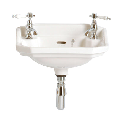 Heritage Granley 475 x 290 Baby Basin w/ 2 Tap hole only