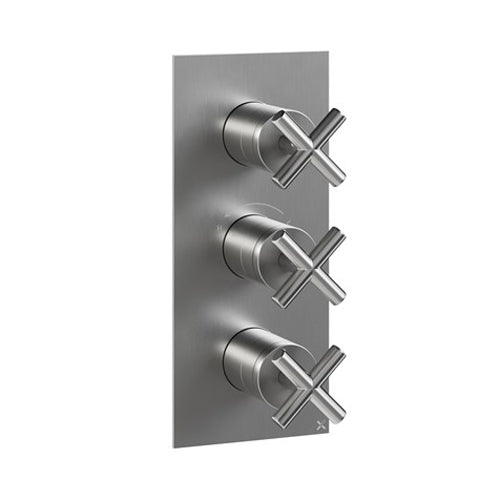 Crosswater MPRO Crosshead 3 Outlet 3 Handle Shower Valve
