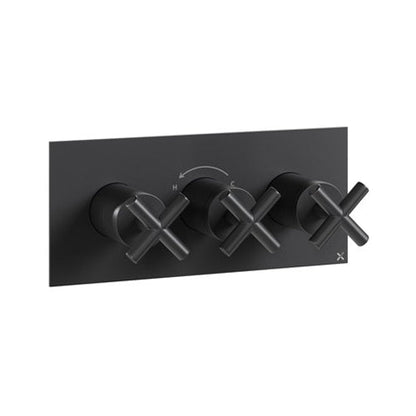 Crosswater MPRO Crosshead 3 Outlet 3 Handle Shower Valve