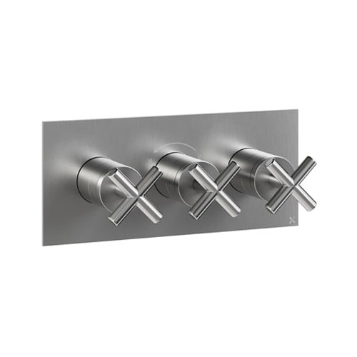 Crosswater MPRO Crosshead 3 Outlet 3 Handle Shower Valve