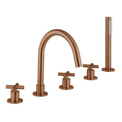 Crosswater MPRO Crosshead Bath 5 Hole Set