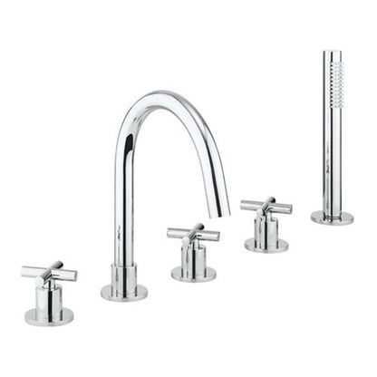 Crosswater MPRO Crosshead Bath 5 Hole Set