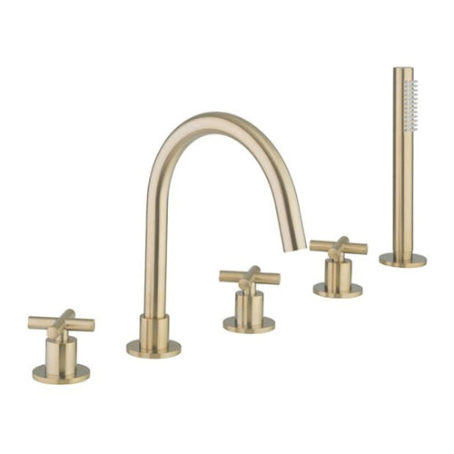 Crosswater MPRO Crosshead Bath 5 Hole Set