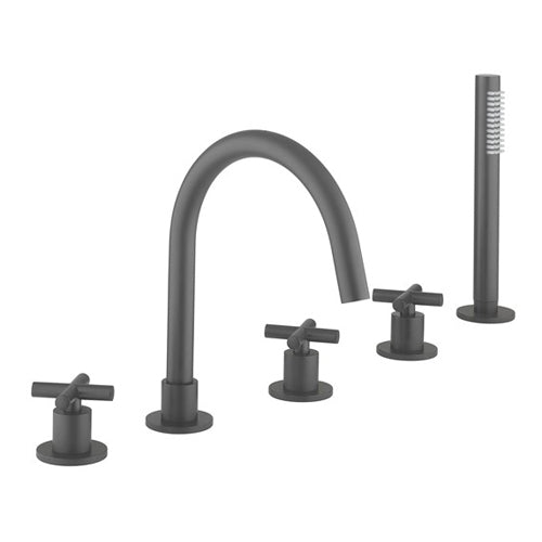 Crosswater MPRO Crosshead Bath 5 Hole Set