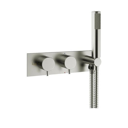 Crosswater MPRO 2 Outlet 2 Handle Concealed Thermostatic Bath Valve & Handset