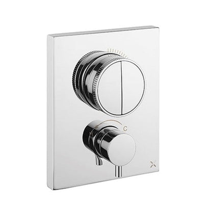 Crosswater MPRO Crossbox Push 2 Outlet Valve (1500 Valve)