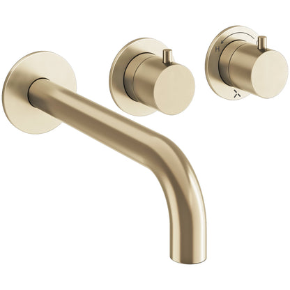 Crosswater MPRO Module 3 Outlet 2 Handle Bath Spout