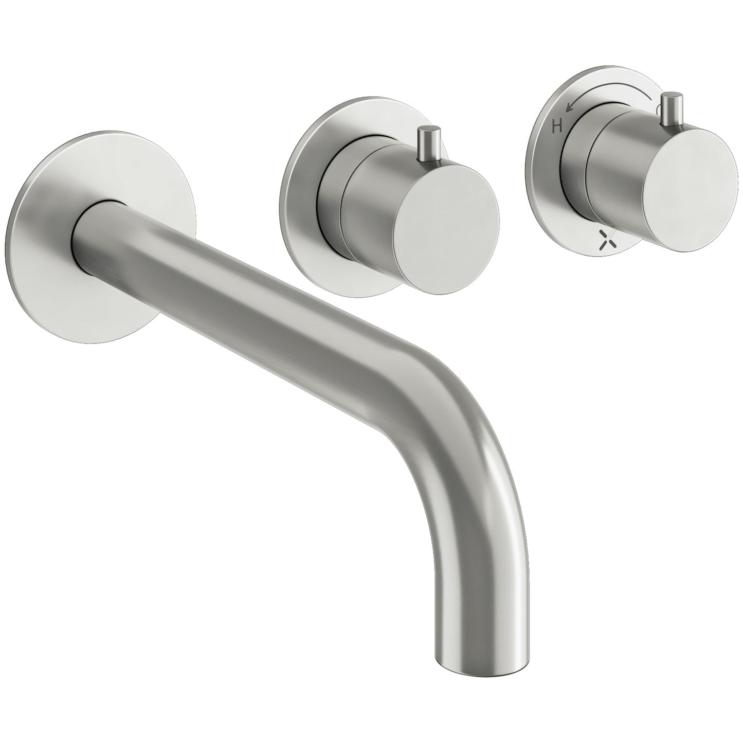 Crosswater MPRO Module 3 Outlet 2 Handle Bath Spout