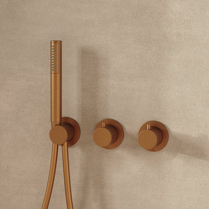 Crosswater Module MPRO 2 Control Trimset with Handshower  - Brushed Bronze