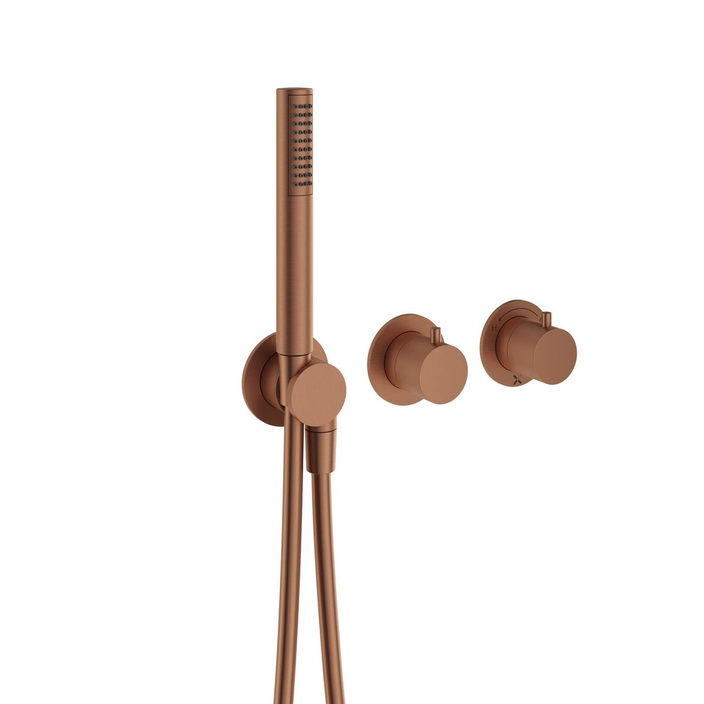 Crosswater Module MPRO 2 Control Trimset with Handshower  - Brushed Bronze