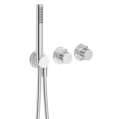 Crosswater MPRO Module 2 Outlet 2 Handle Shower Valve & Handset