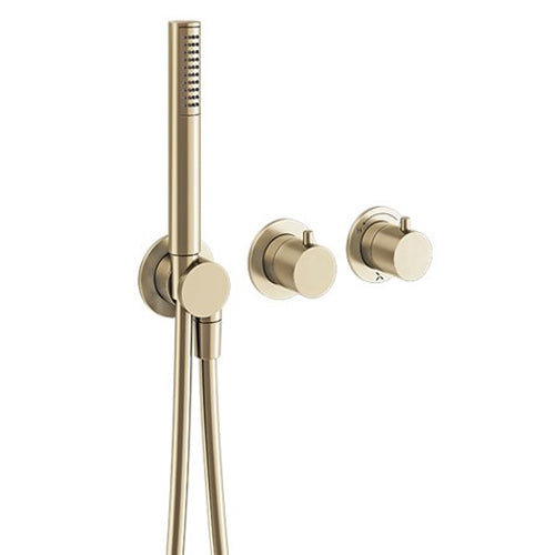 Crosswater MPRO Module 2 Outlet 2 Handle Shower Valve & Handset