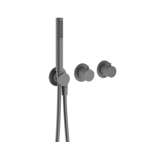 Crosswater MPRO Module 3 Outlet 2 Handle Shower Valve & Handset