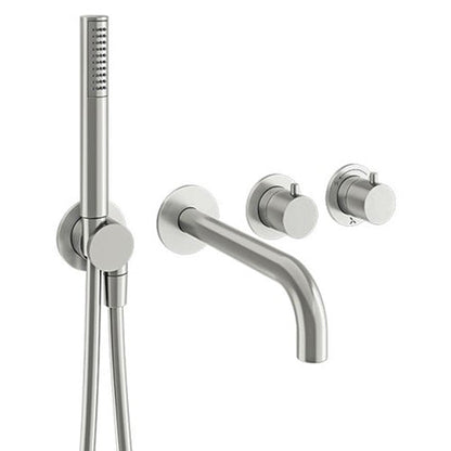 Crosswater MPRO Module 2 Outlet 2 Handle Shower Valve, Bath Spout & Handset