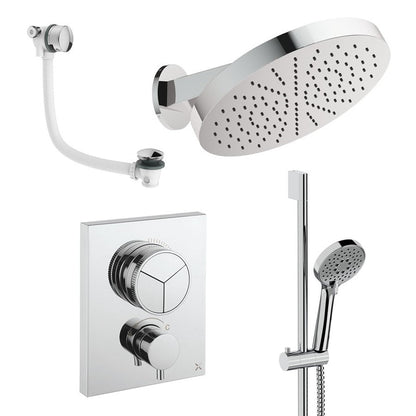 Crosswater Push Shower Set 10