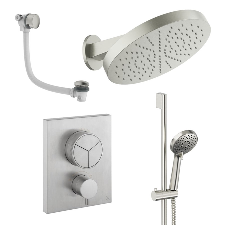 Crosswater Push Shower Set 10