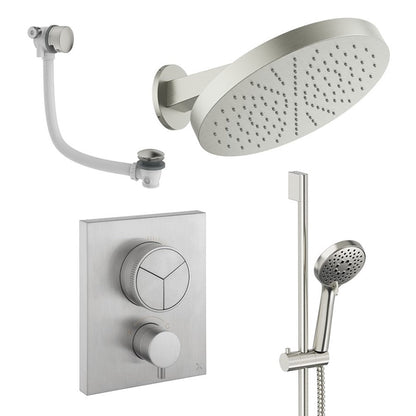 Crosswater Push Shower Set 10