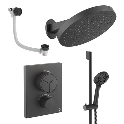 Crosswater Push Shower Set 10