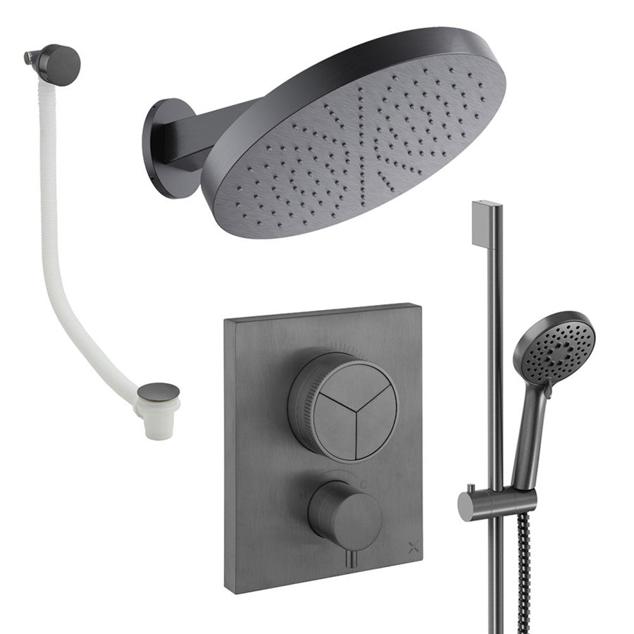 Crosswater Push Shower Set 10