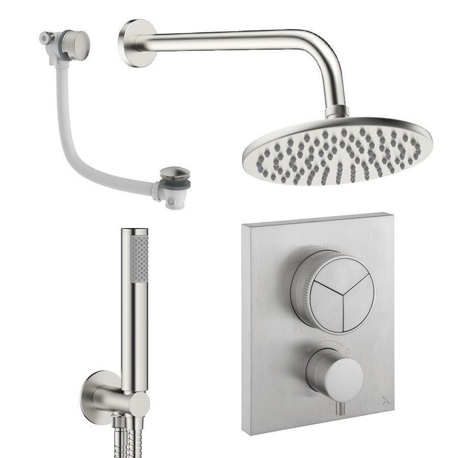 Crosswater Push Shower Set 7