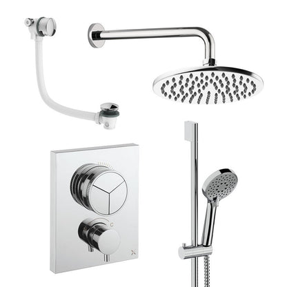 Crosswater Push Shower Set 8