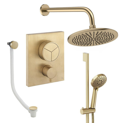 Crosswater Push Shower Set 8