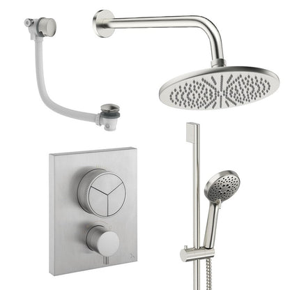 Crosswater Push Shower Set 8