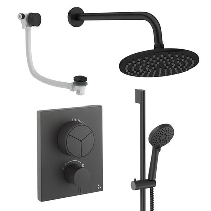 Crosswater Push Shower Set 8