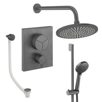 Crosswater Push Shower Set 8